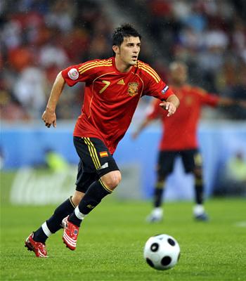 Spain's David Villa scored the goal that sunk Portugal today